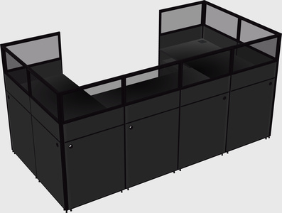 Cabine en u