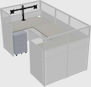 Cabine en u