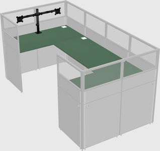 Cabine en u