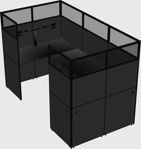 Cabine en u