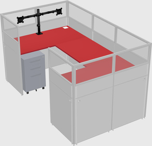Cabine en u