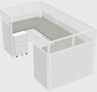 Cabine en u