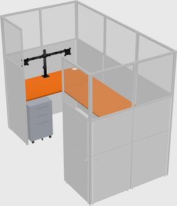 Cabine en u
