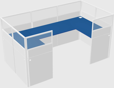 Cabine en u