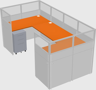 Cabine en u