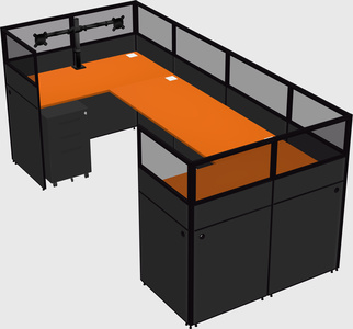 Cabine en u