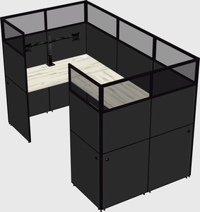 Cabine en u