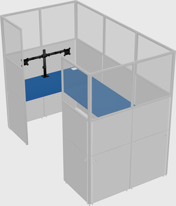 Cabine en u