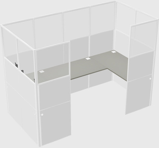 Cabine en u