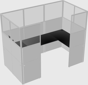 Cabine en u
