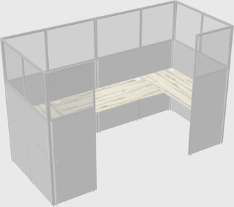 Cabine en u
