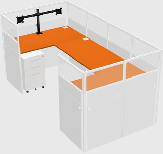 Cabine en u