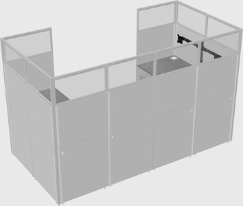 Cabine en u