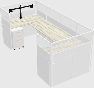 Cabine en u