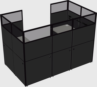 Cabine en u