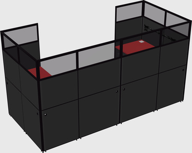 Cabine en u