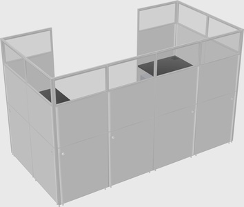 Cabine en u