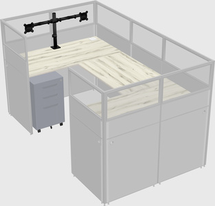 Cabine en u