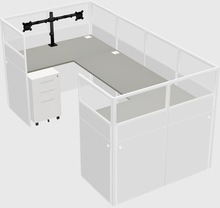 Cabine en u