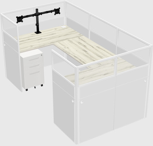 Cabine en u
