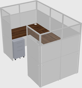 Cabine en u