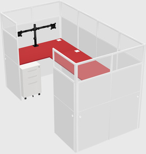 Cabine en u