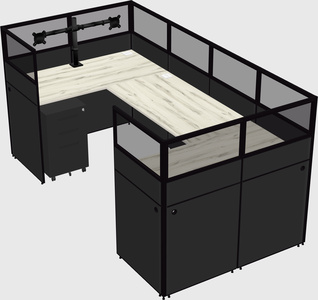 Cabine en u