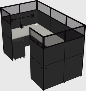 Cabine en u
