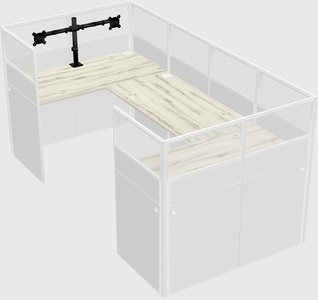 Cabine en u
