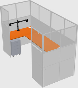 Cabine en u
