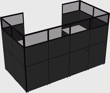 Cabine en u