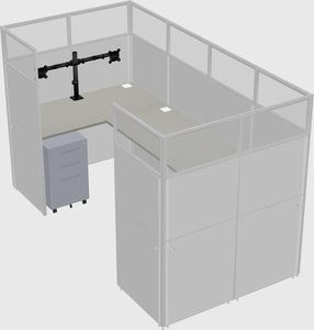Cabine en u