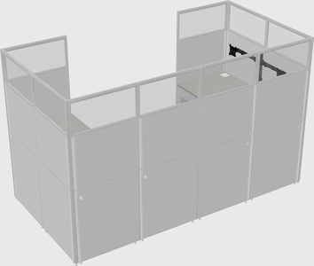 Cabine en u