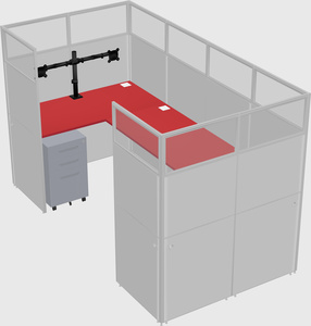 Cabine en u