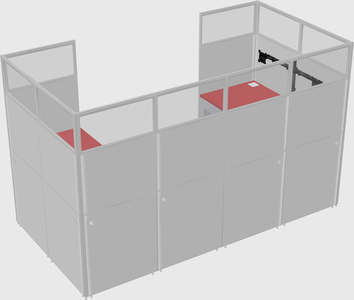 Cabine en u
