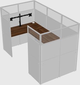 Cabine en u
