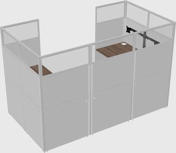Cabine en u