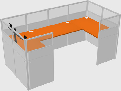 Cabine en u