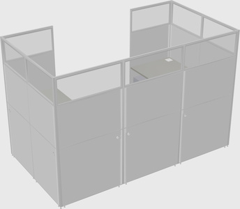 Cabine en u