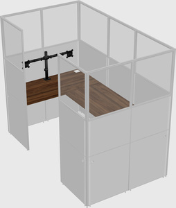 Cabine en u