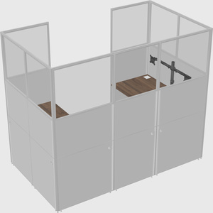 Cabine en u