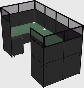 Cabine en u
