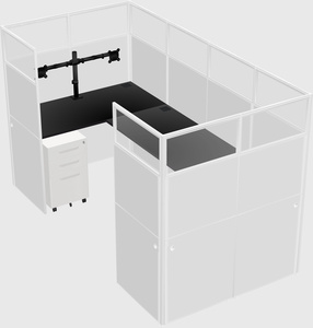Cabine en u