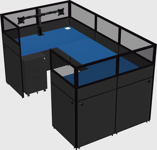 Cabine en u