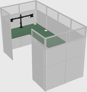 Cabine en u