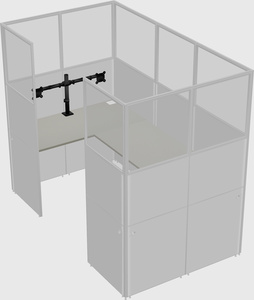 Cabine en u