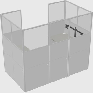Cabine en u