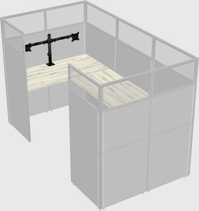 Cabine en u