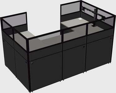 Cabine en u