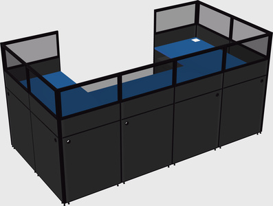 Cabine en u